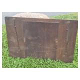 Beautiful Antique Tiger Oak Hall Mirror w/Hat or Coat Racks