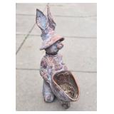 Very Cool LARGE "Gardening Rabbit" Indoor/Outdoor Yard Statue
