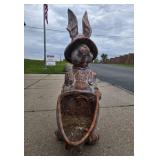 Very Cool LARGE "Gardening Rabbit" Indoor/Outdoor Yard Statue
