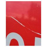 HUGE Vintage Metal Stop Sign - 48" x 48"