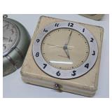 Large Group of Assorted Mid Century Wall Clocks & Alarm Clocks