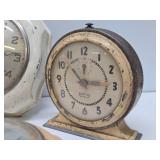 Large Group of Assorted Mid Century Wall Clocks & Alarm Clocks