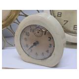 Large Group of Assorted Mid Century Wall Clocks & Alarm Clocks