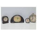Nice Group of Mid Century Alarm Clocks
