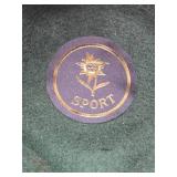 Vintage Austrian/German Green Felt Alpine Hat w/Pins