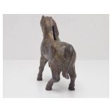 Original Antique Cast Iron Horse Coin Bank