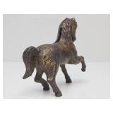 Original Antique Cast Iron Horse Coin Bank