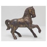 Original Antique Cast Iron Horse Coin Bank