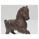 Original Antique Cast Iron Horse Coin Bank