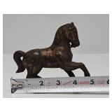 Original Antique Cast Iron Horse Coin Bank