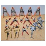 Large Lot of Woodworking etc Clamps