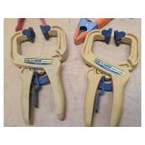 Large Lot of Woodworking etc Clamps