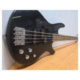 Working Black IBANEX Bass Guitar (AS IS)