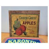 Nice Lot of Vintage Advertising Wooden Fruit Crate Ends