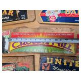 Nice Lot of Vintage Advertising Wooden Fruit Crate Ends