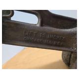 Large Vintage Industrial SIMPLEX No 86A Ratchet Jack