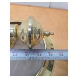 Brass & Glass 3-Light Hanging Pool Table Lamp