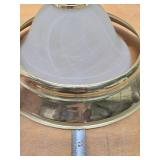 Brass & Glass 3-Light Hanging Pool Table Lamp