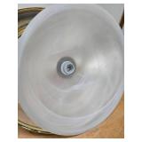 Brass & Glass 3-Light Hanging Pool Table Lamp