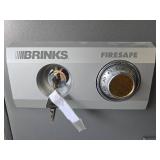 Heavy Duty BRINKS Fire Safe w/Key & Combo