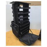 New or Like-New CROP IN STYLE Rolling Tote for Scrapbooking, Crafting etc