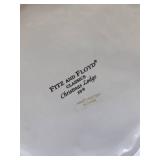 2 Large FITZ & FLOYD Santa Claus Christmas Items - Biscuit Jar & Large Figurine