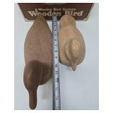 Wooden Bird Factory Unpainted Duck Decoys