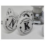 Group of Porcelain French Theme Cabinet / Drawer Pulls