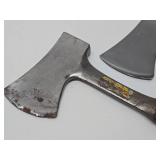 Pair of ESTWING Hatchets w/Leather Headcovers