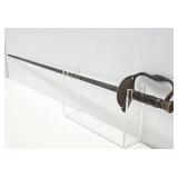 Ornately Decorated Antique Fraternal Sword