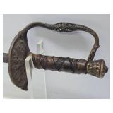 Ornately Decorated Antique Fraternal Sword