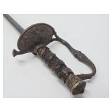 Ornately Decorated Antique Fraternal Sword