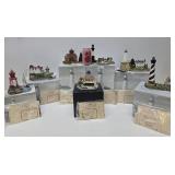 Large Group of Mint in Box HARBOUR LIGHTS Lighthouse Sets