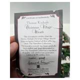 Thomas Kinkade Christmas Village Wreath