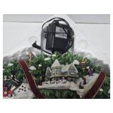 Thomas Kinkade Christmas Village Wreath