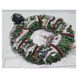 Thomas Kinkade Christmas Village Wreath