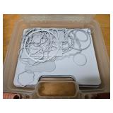 HUGE Lot of Brand New Scrapbooking Crafting Supplies in Nice Organized Cases