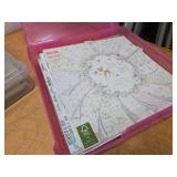 HUGE Lot of Brand New Scrapbooking Crafting Supplies in Nice Organized Cases