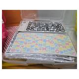 HUGE Lot of Brand New Scrapbooking Crafting Supplies in Nice Organized Cases