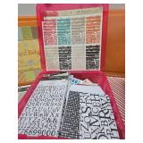 HUGE Lot of Brand New Scrapbooking Crafting Supplies in Nice Organized Cases