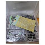 HUGE Lot of Brand New Scrapbooking Crafting Supplies in Nice Organized Cases