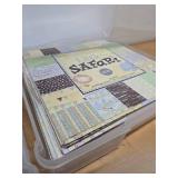 HUGE Lot of Brand New Scrapbooking Crafting Supplies in Nice Organized Cases