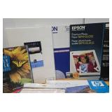 New or Like-New EPSON Stylus Photo R3000 Photo Printer w/TONS of Brand New Supplies