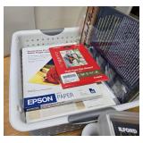 New or Like-New EPSON Stylus Photo R3000 Photo Printer w/TONS of Brand New Supplies