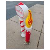 Great Group of Working Vintage Christmas Blowmold Yard Decorations