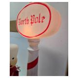 Great Group of Working Vintage Christmas Blowmold Yard Decorations