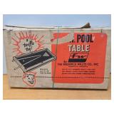 Vintage JR. POOL Table by the Frederick Willys Company in Farmington, MN w/ Original Box