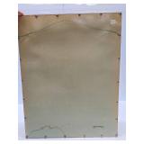 Great Looking Vintage Ornately Framed Embossed Metal Frieze Artwork - Man on Camel