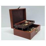 Jewelry Box Full of Vintage Signed & Unsigned Jewelry