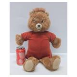 Working Vintage Animated TEDDY RUXPIN Plush Bear w/Tape